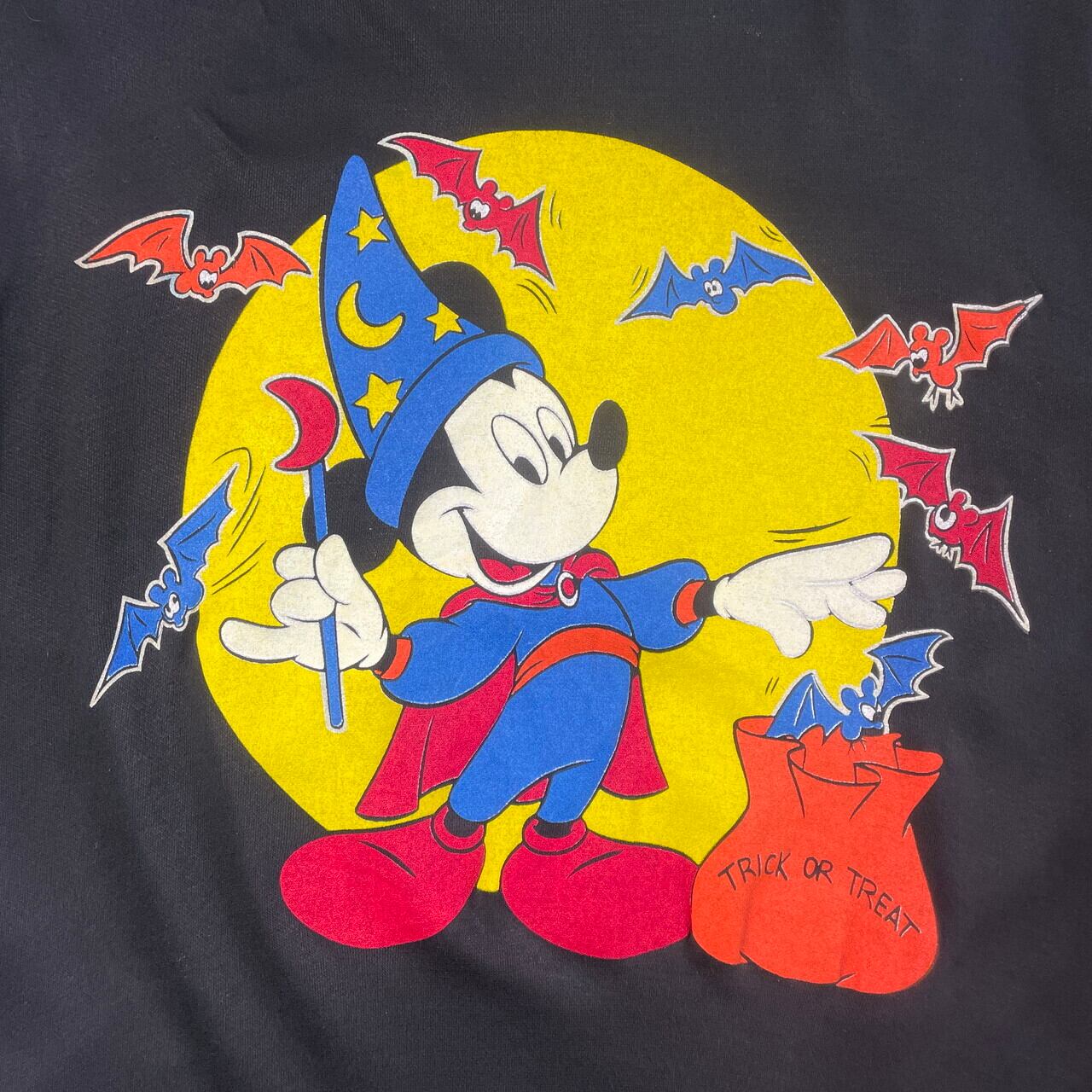 90年代 USA製 DISNEY スウェットワンピース MICKEY MOUSE ソーサラー 