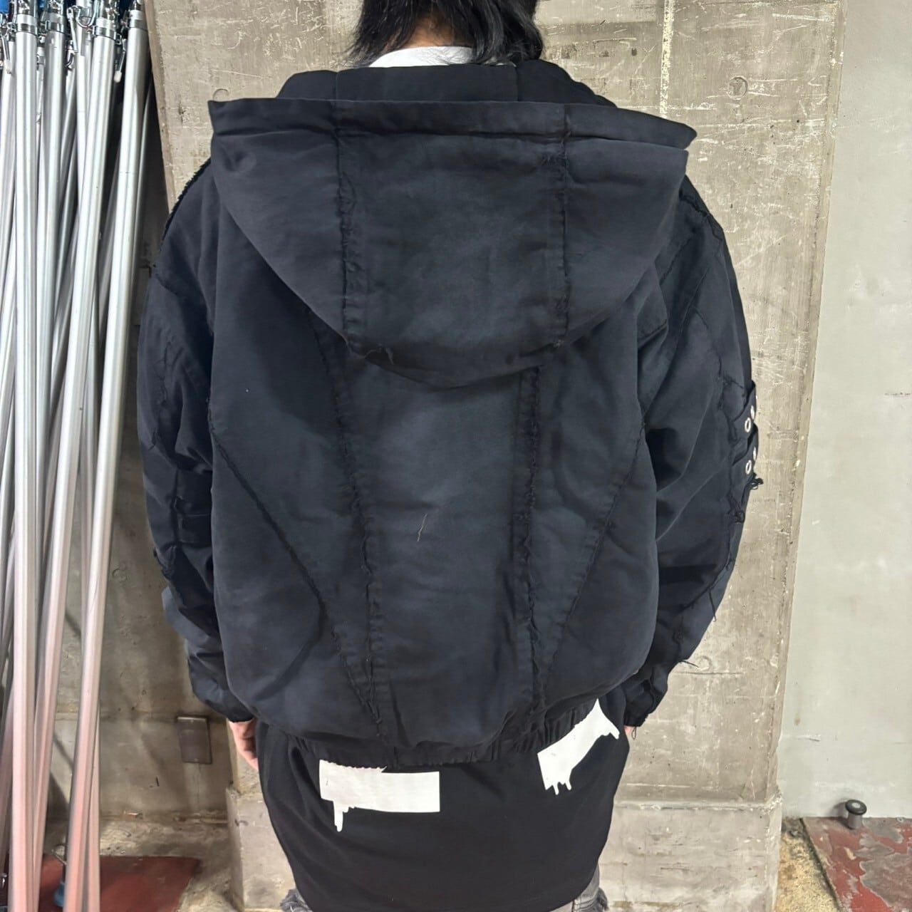 BARCON ブリーチスプレーZIPフードブルゾン | 韓国系ユニ BARCON ブリーチスプレーZIPフードブルゾン | 韓国系ユニ