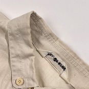 リネン混 PIA SPORTS ピアスポーツ BD ボタンダウン 長袖 プルオーバー シャツ 4/ベージュ系 メンズ