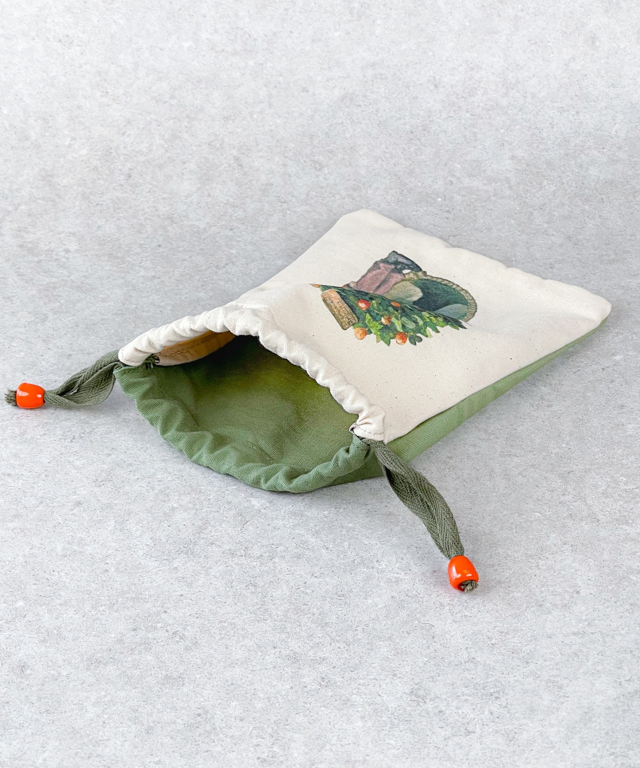 F258155-19_Harry Potter×Flapper ルーナのすもも飛行船巾着ポーチ - 6