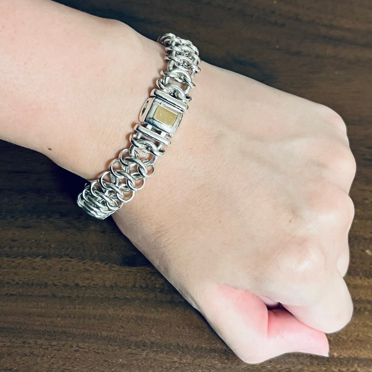 VINTAGE TIFFANY & CO. Multi Loop Chain Bracelet Sterling VINTAGE TIFFANY & CO. Multi Loop Chain Bracelet Sterling