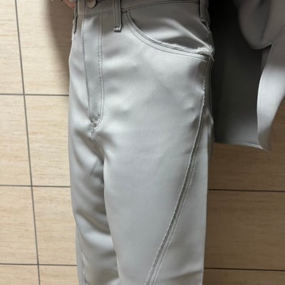 Jieda ジエダ 22SS CUTTING OVER PANTS カッティングパンツ サックス