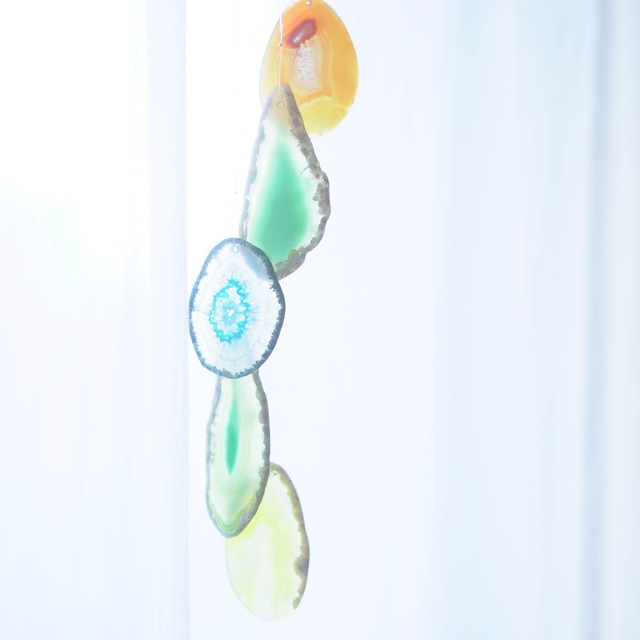 Spring Garden 08 - アゲートヒーリングチャイム / Agate Sun Catcher Wind Chime 782
