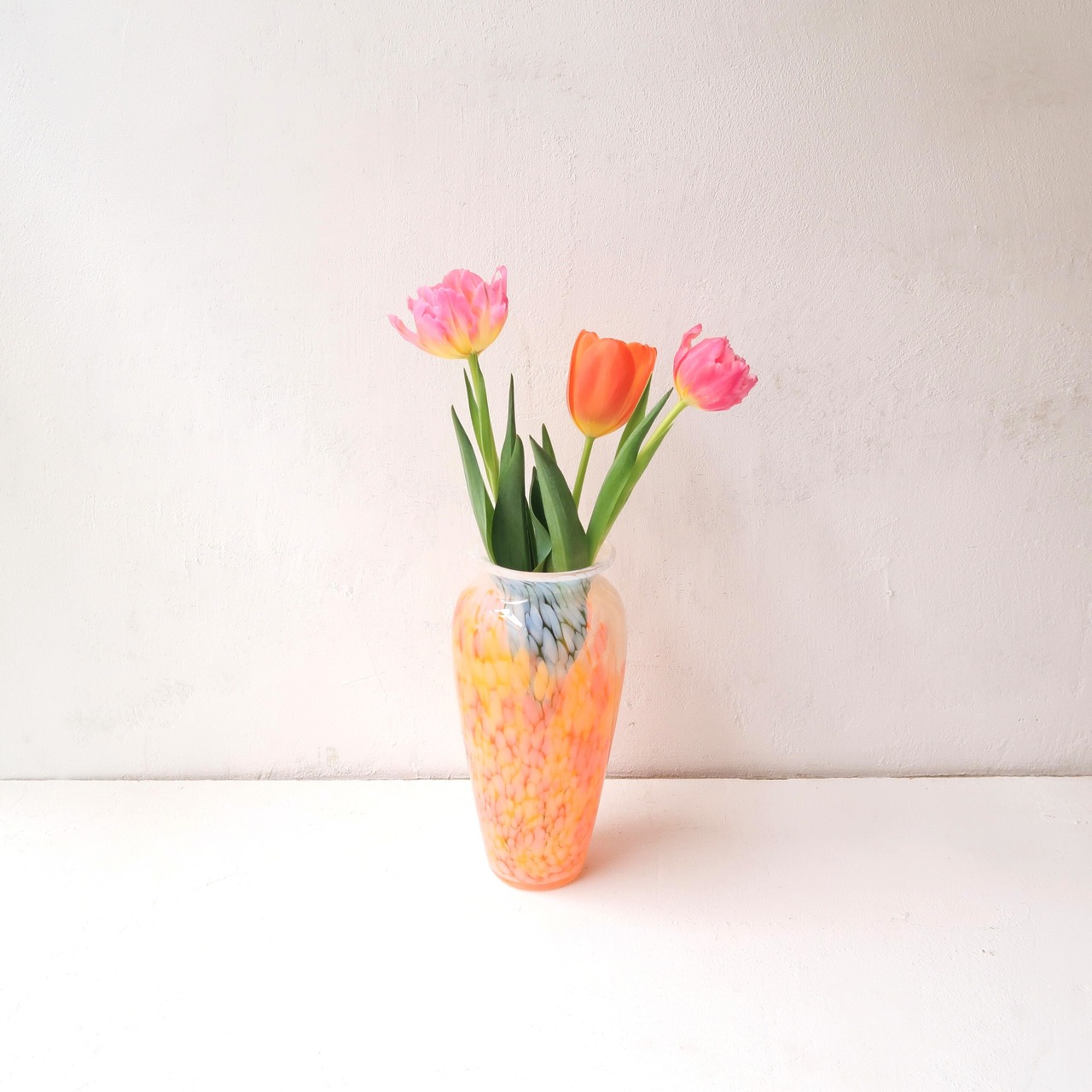 ナタデココとみかんの花瓶