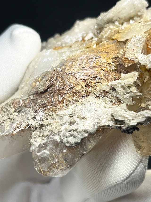 クォーツ×ルチル【ML-0078】fromパキスタン