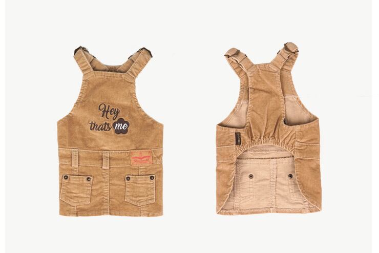 コールテンオーバーオール S ~ XL 2color / 犬服 ドッグウェア 犬の服 小型犬 中型犬