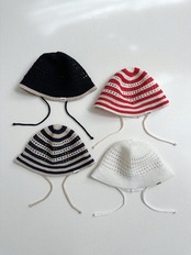 【取寄/韓国直送】minirobe 26/SM サマーパンチングバケットハット｜帽子｜夏服｜韓国子供服