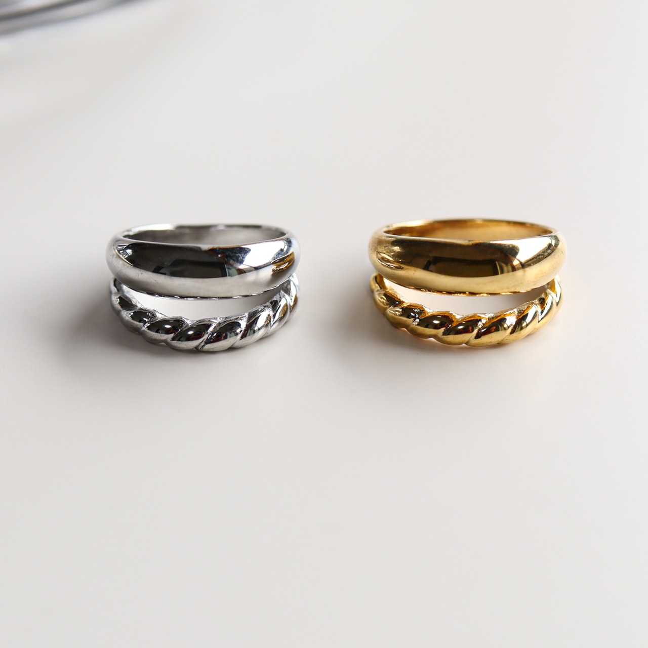 6/5(金)21時新作発売*stainless ボリューム チェーン リング