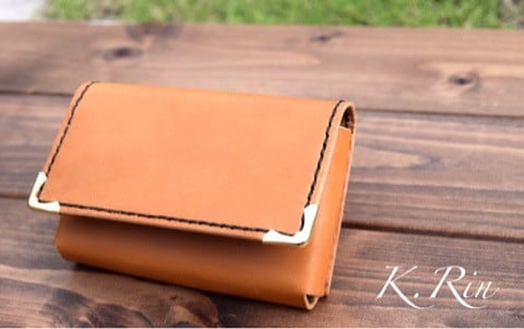 ハンドメイド 小物入れ金具付