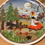 グリム童話 Rotkäppchen  赤ずきん 小皿　 Barbara Furstenhofer   ビンテージ 飾り皿