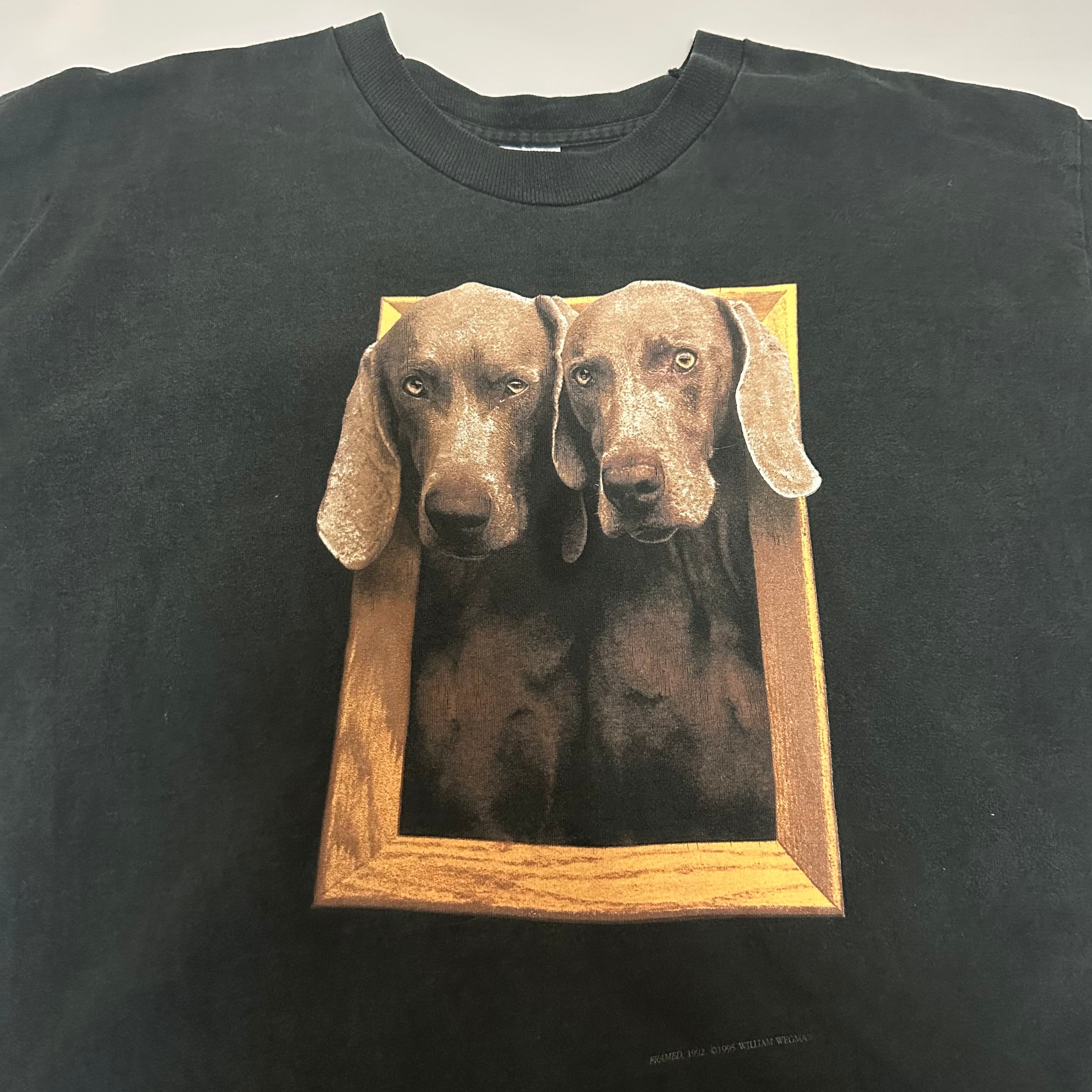 90s William Wegman ウィリアム ウェグマン Tシャツ | underwave