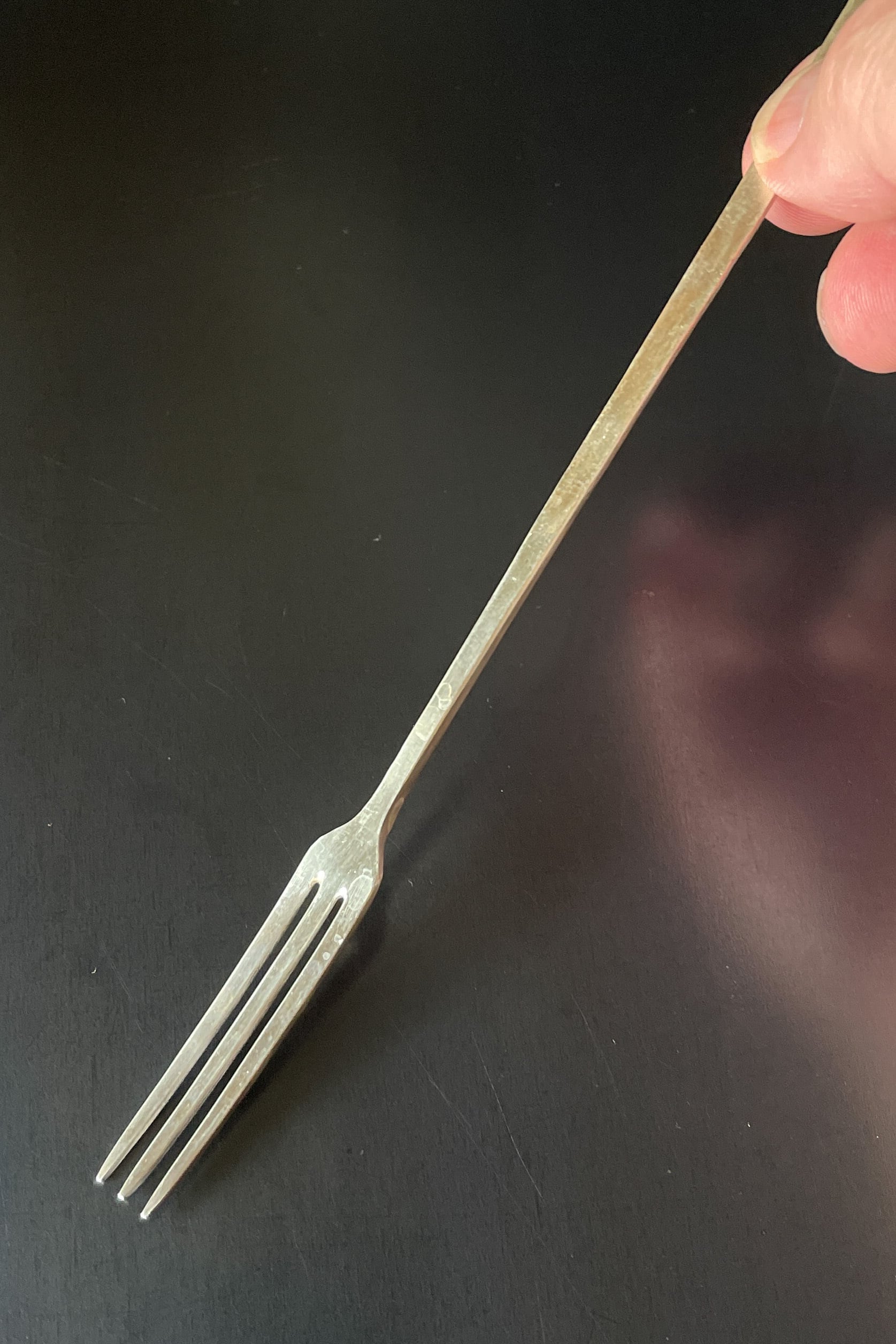 666様 純銀ディナーフォーク サラダフォーク ワケありフォーク 6本