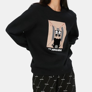 SALE 送料無料 【HIPANDA ハイパンダ】レディース パロディ クルーネック スウェット トレーナー WOMEN'S MOVIE PARODY CREW NECK SWEAT SHIRT / WHITE・BLACK