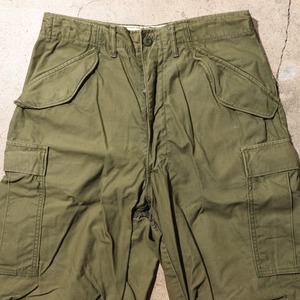 美品 S-R 72年 M-65 後期 カーゴパンツ 米軍実物 Small Regular