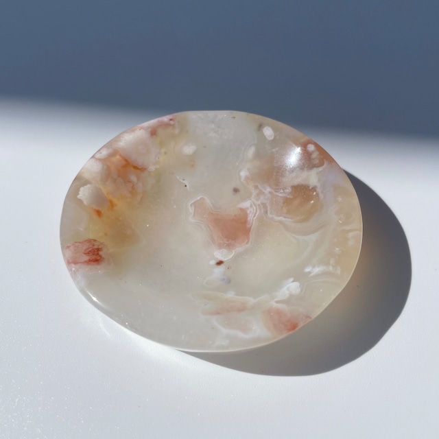 フラワーアゲート 小さなうつわ04◇Flower agate◇天然石・鉱物・パワーストーン