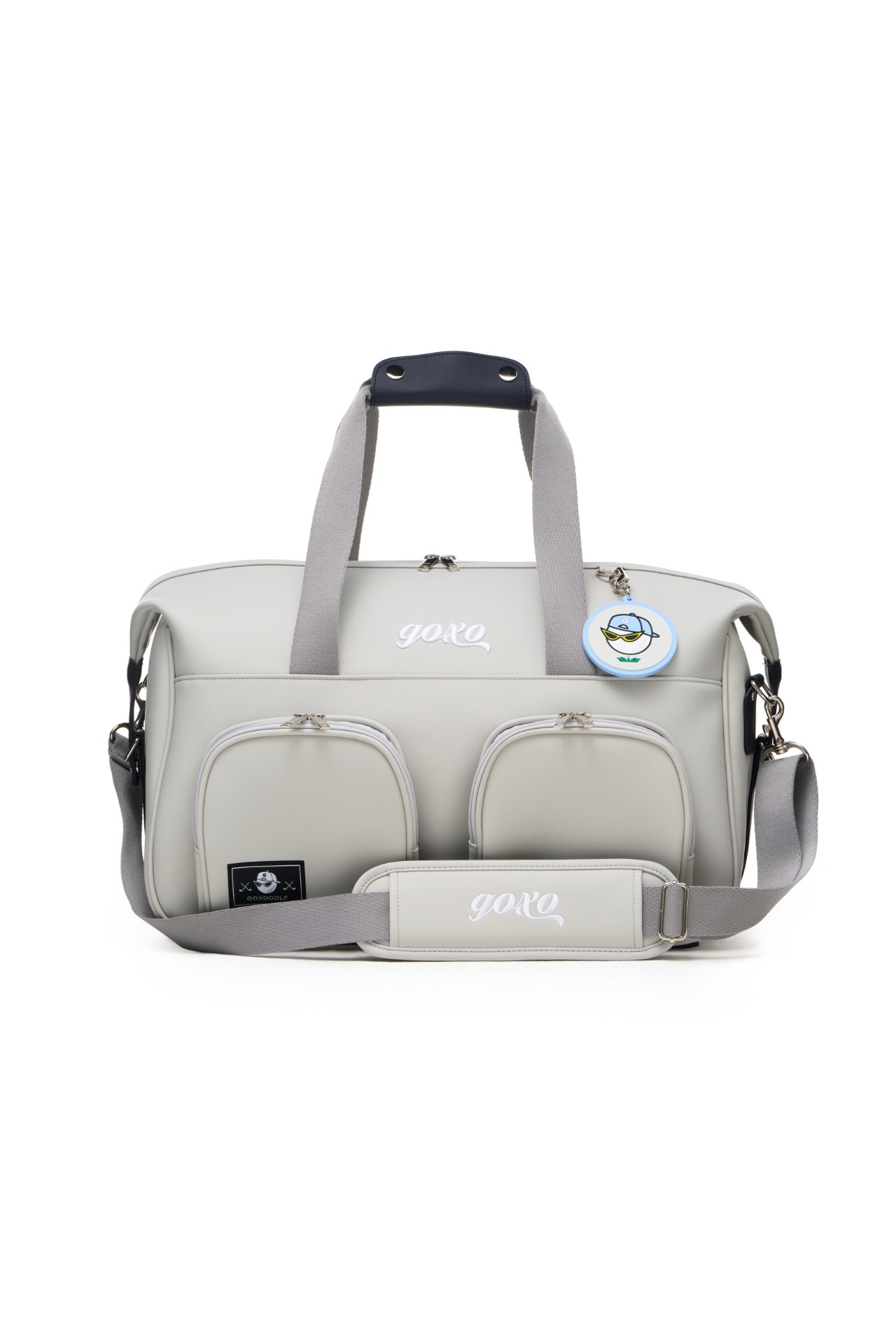 GOXO ゴーエックスオー スワッグボールボストンバック グレー