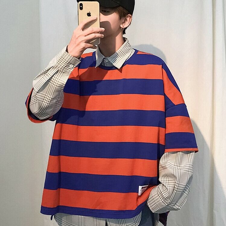 全3色 Tシャツ カットソー ボーダー カジュアル シンプル