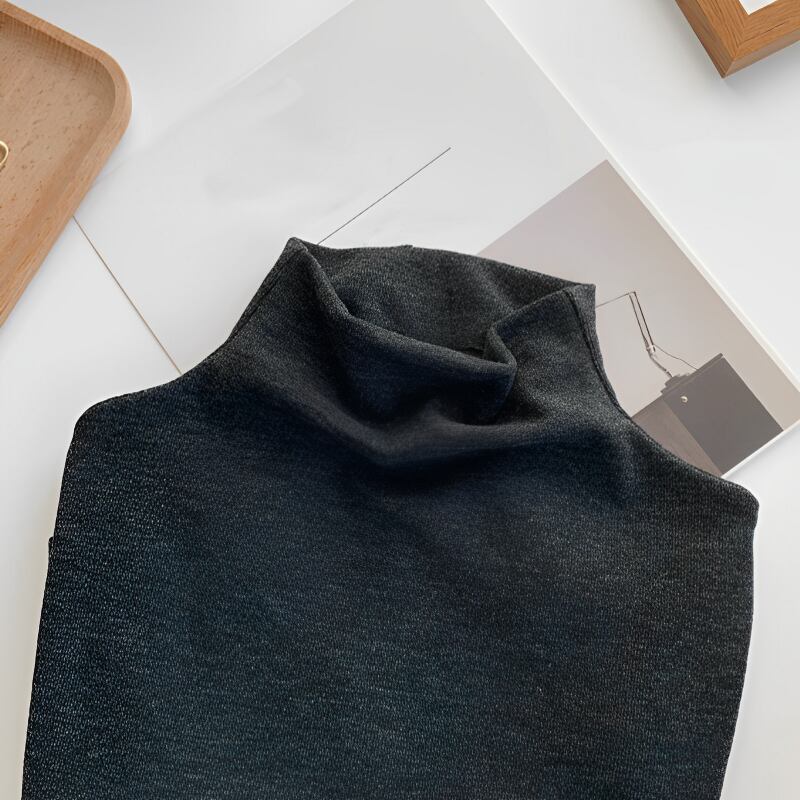 ボトルネック長袖ニット E00419