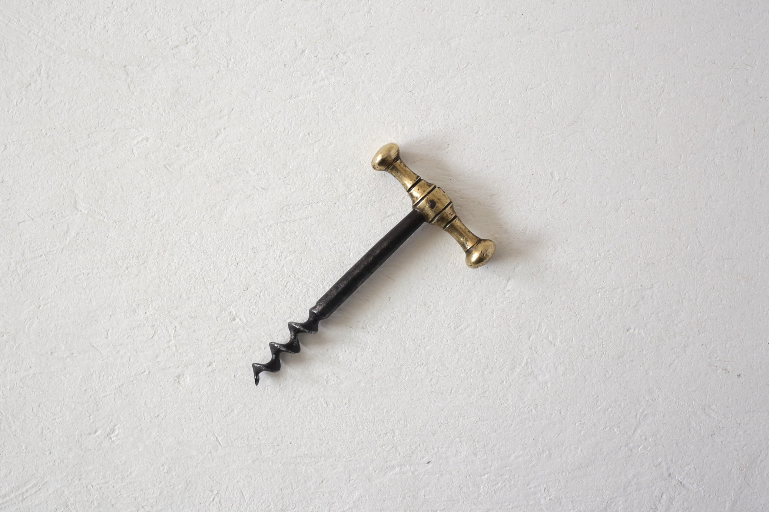 フランス アンティーク ワインオープナー 真鍮ハンドル N-05151