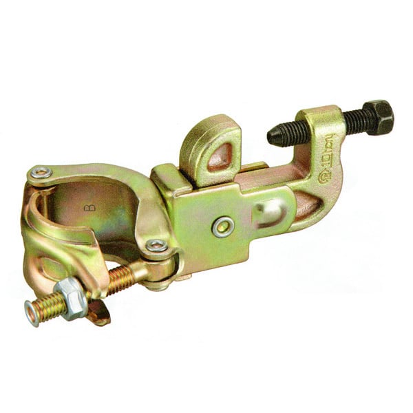 TOPキャッチクランプ クイック37 自在 20個 鉄骨H鋼 フランジ と単管パイプを確実にジョイント 仮設工業会認定品 吊り足場,点検用足場,塗装足場などにも 鉄工所などでも大人 気溶接加工の治具などにも CK-F37Q-V 1030018 個人宅配送不可) 建設仮設資材大手メーカー製造の定番製品です。建設、塗装などに。安全性の高い「抜け止め防止(TOPボルト)採用」首振り機能で水平と垂直ワンタッチ