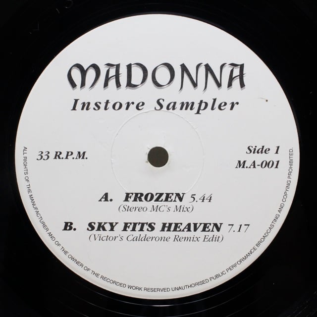Madonna / Instore Sampler [MA01, M.A-001] - 画像1