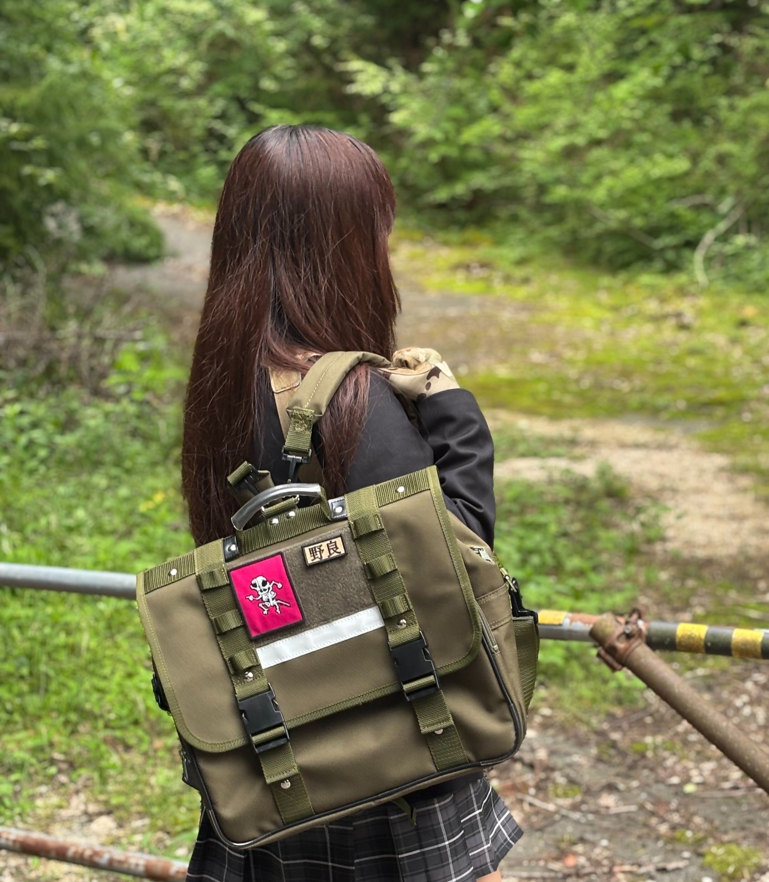 野良道具製作所x片岡商店 タクティカルスクールバッグ 未使用品 野良道具製作所×片岡商店】国産3wayタクティカルスクールバッグ