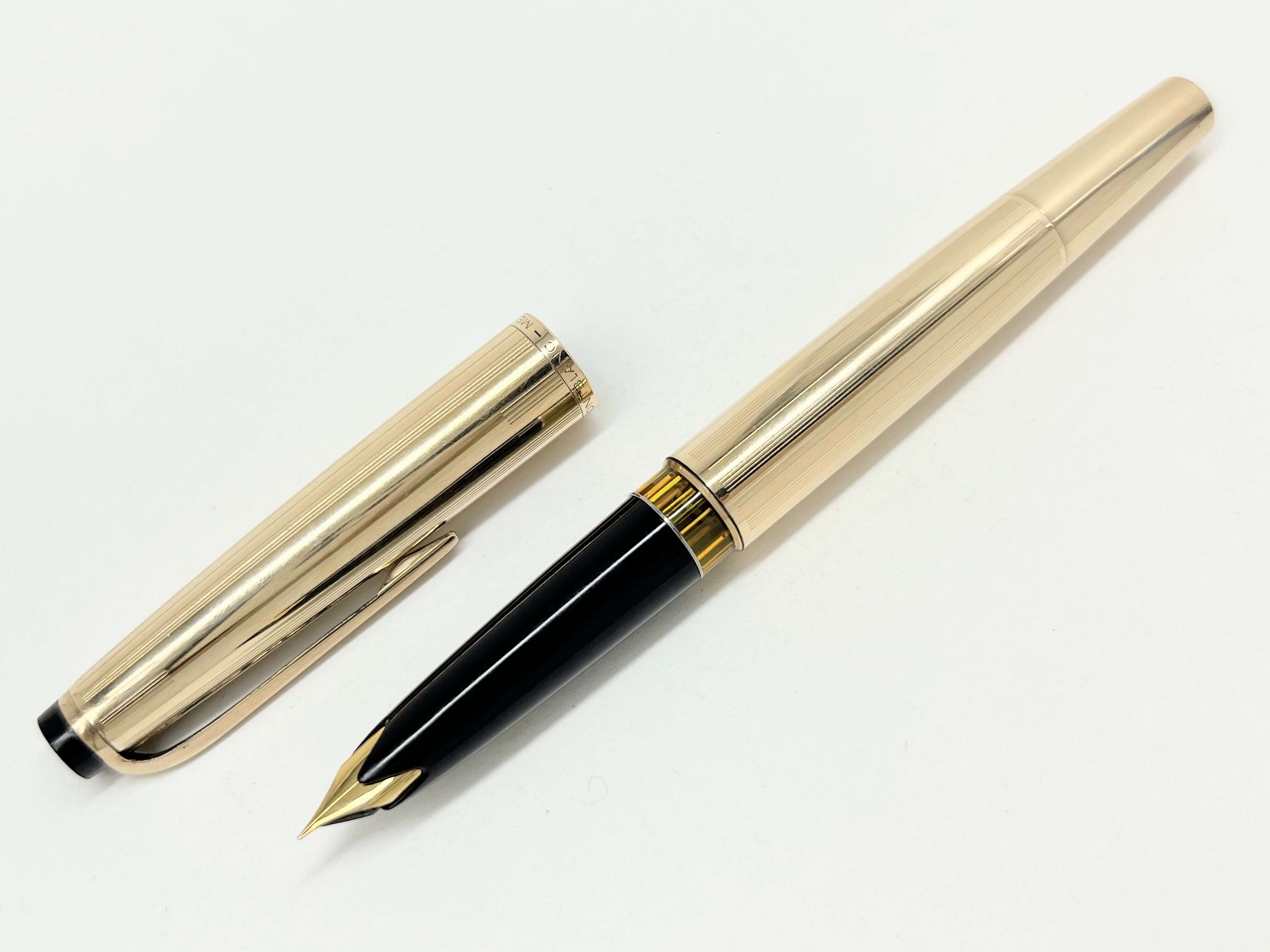 '60s　モンブラン マイスターシュテュック Ｎｏ ８２　MONTBLANC MEISTERSTUCK No 82　（極細字）　18K　　　　　 02962