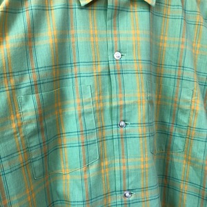 VINTAGE <for men> spring check shirts