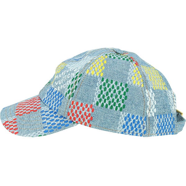 New LOUIS VUITTON ルイヴィトン キャップ LV バーズ ダミエ デニム