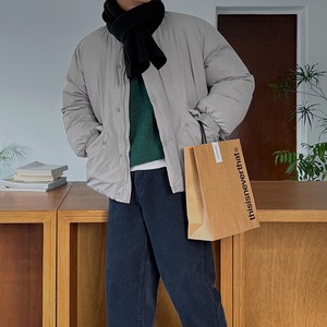 ハイエンドスタンドカラーコットンブルゾン　1009