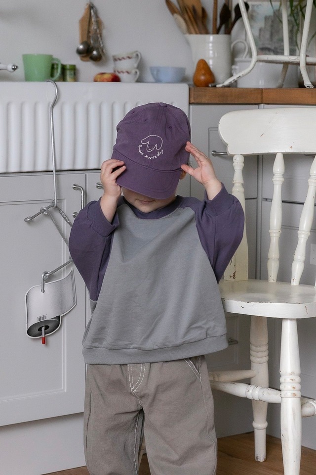《予約》送料無料【oatmeal】Tutu Raglan Sweatshirt