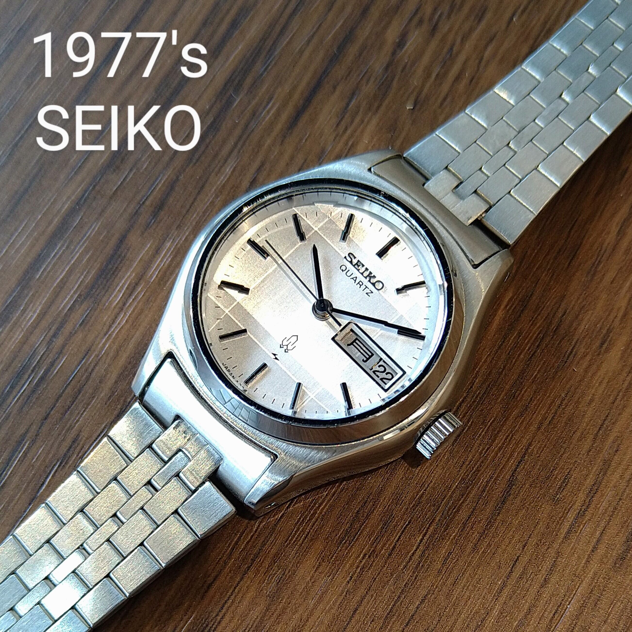 SEIKO 自動巻き 安くっ デイデイトカットガラス レディース 
