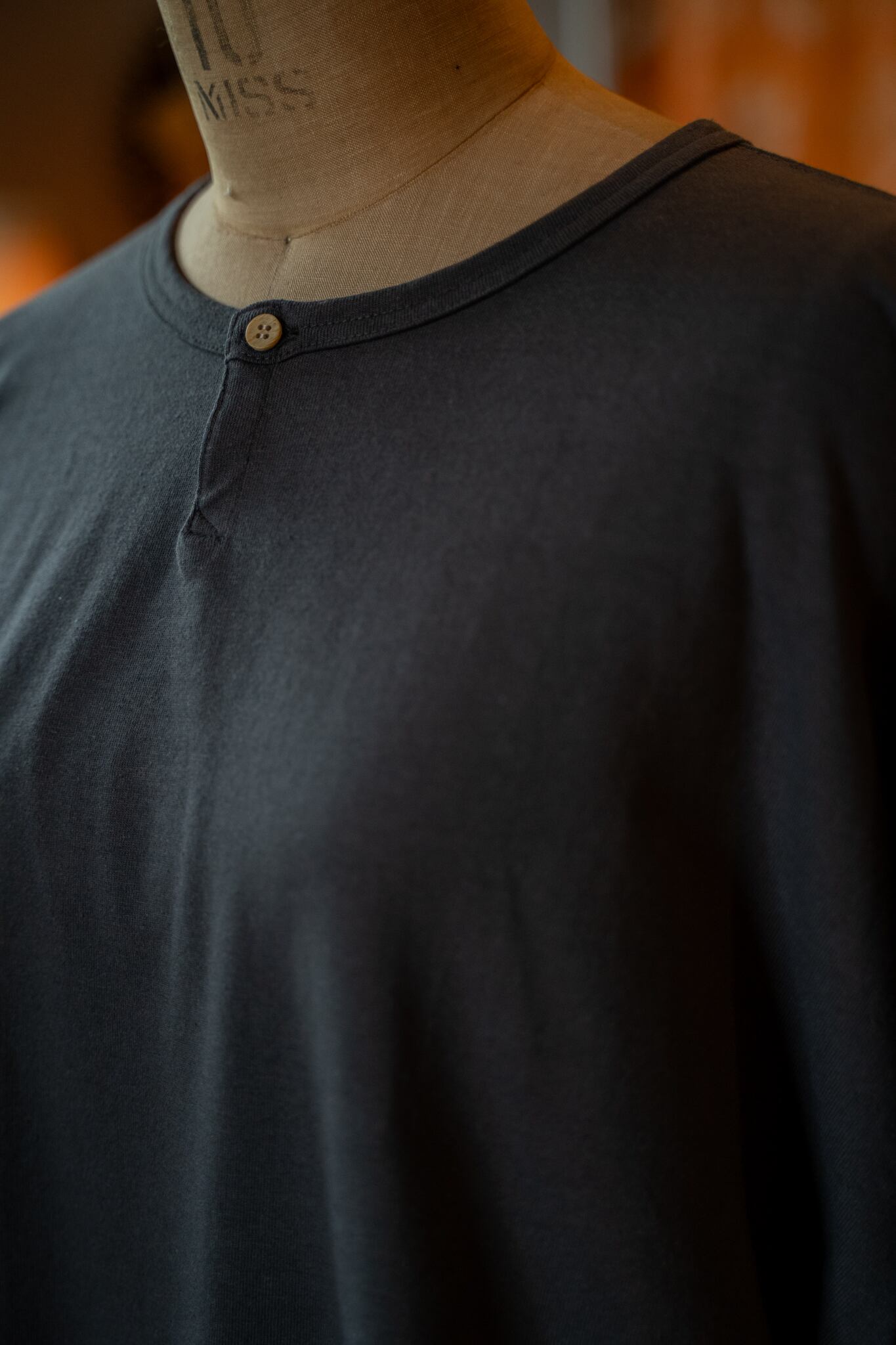 SOURCE:DARU HENRY NECK L/S T / C.GRAY | JAM THE HAT & CO.