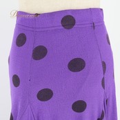 フラメンコ 衣装 ファルダ スカート 紫 黒 ドット 水玉 柔らかい ダンス パーティ 発表会 レッスン 練習着 ブラック系 パープル系 フレアスカート ロングスカート おしゃれ ダンス衣装 イベント 衣装用スカート ストレッチ素材 軽量 柔らかい生地 ポップデザイン スカートファッション 練習用コスチューム
