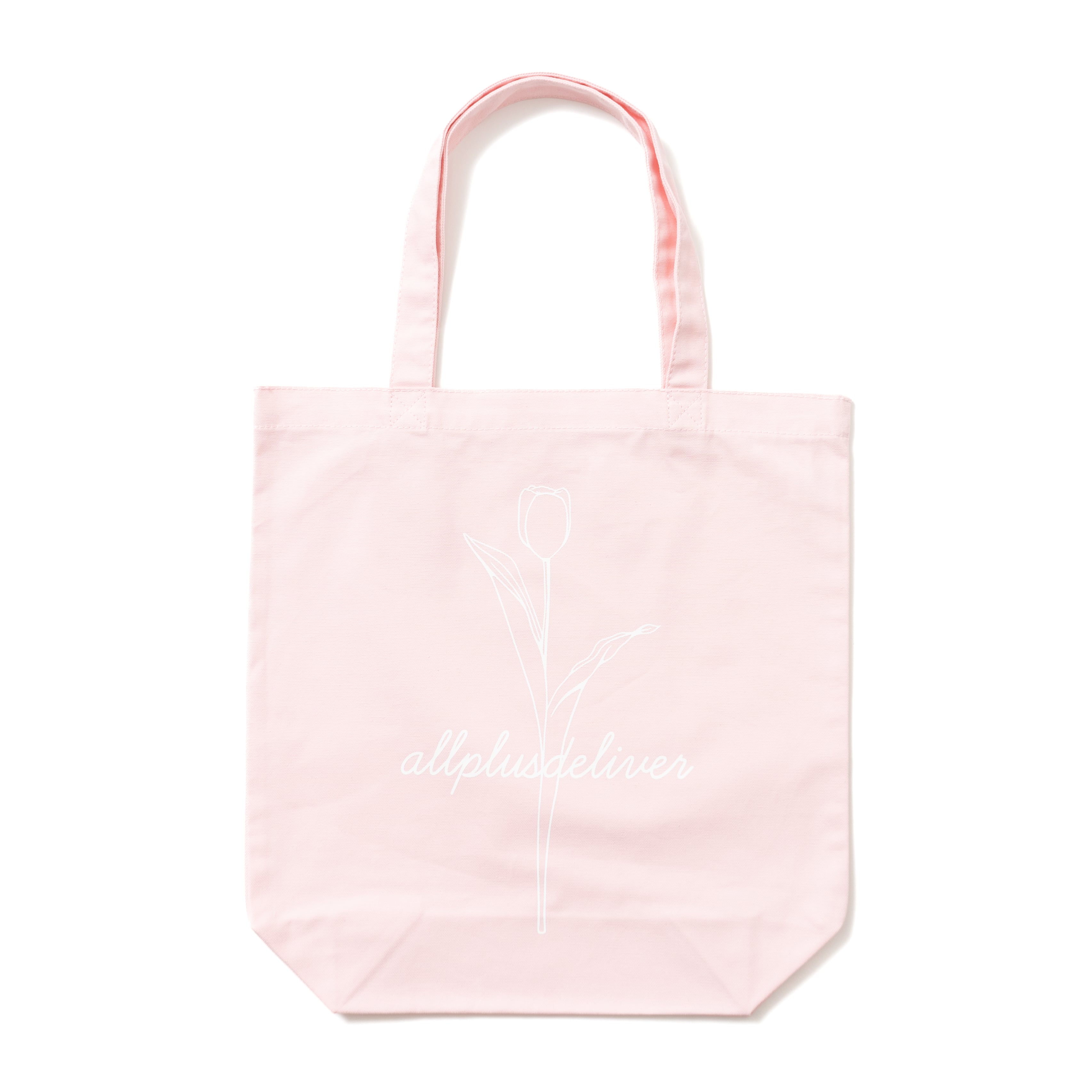 ALPSDR ONE TULIP TOTE BAG / LIGHT PINK