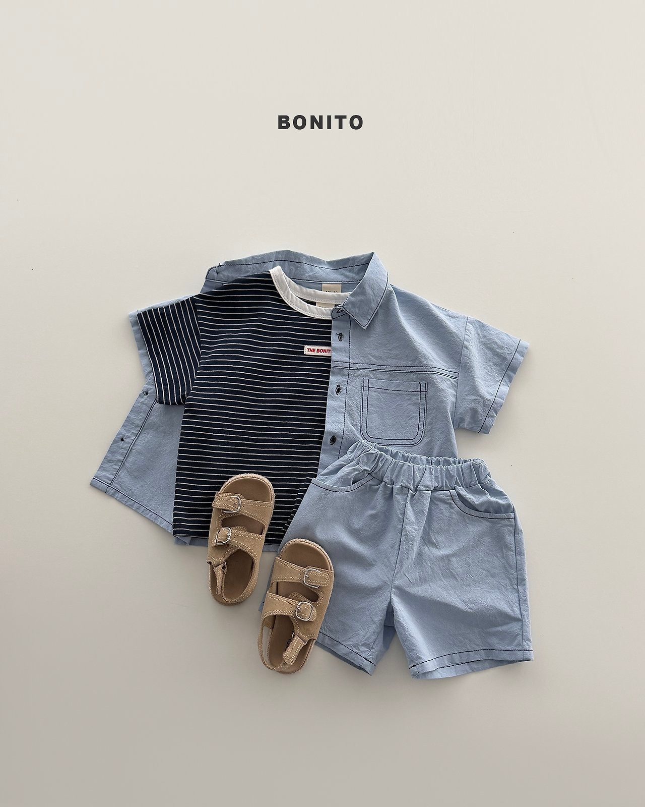 [BONITO] Two-Pocket Linen Set-up / [보니토] 투포켓린넨세트