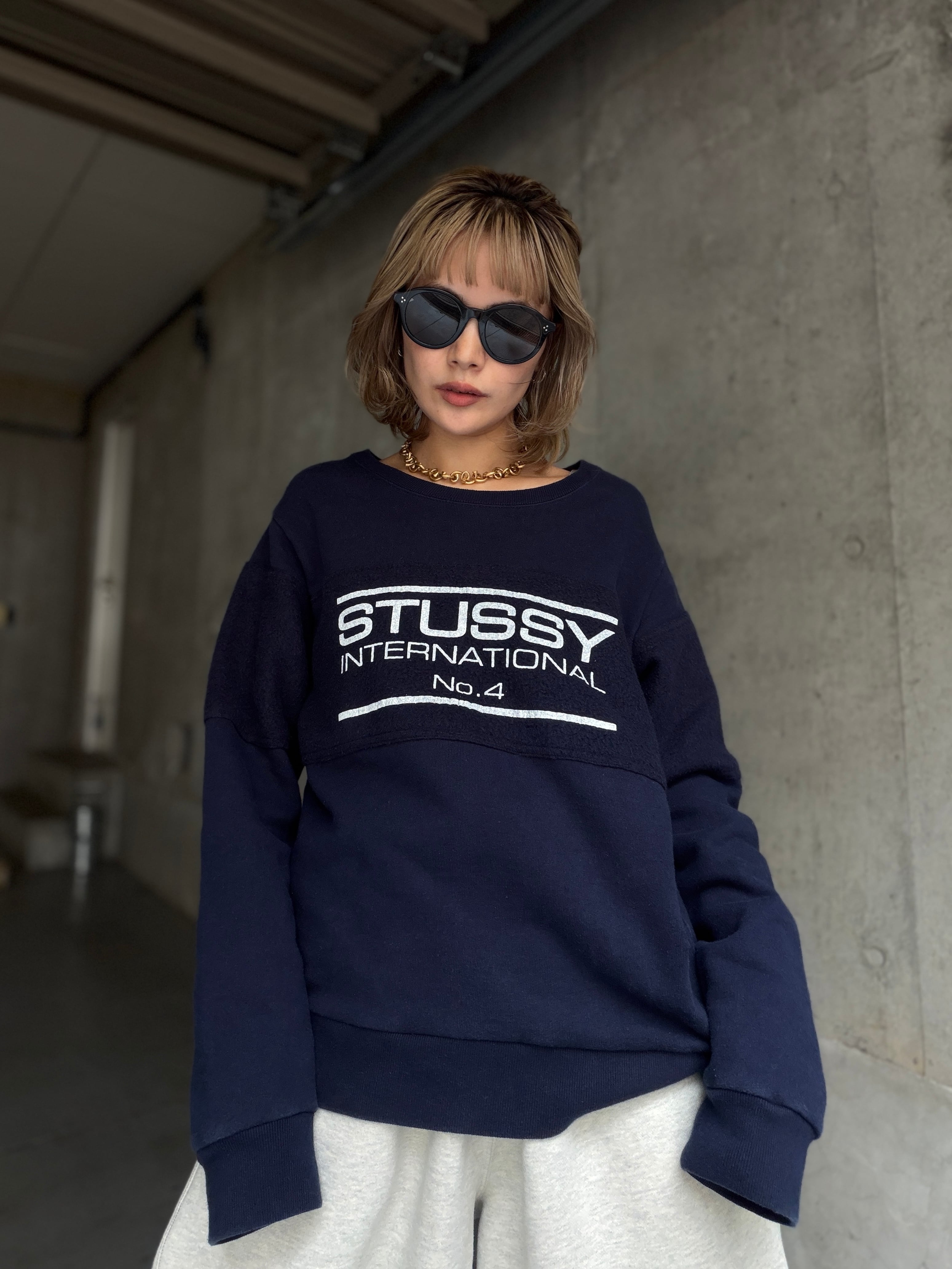 (OT1624)00‘s STUSSY boa docking sweat
