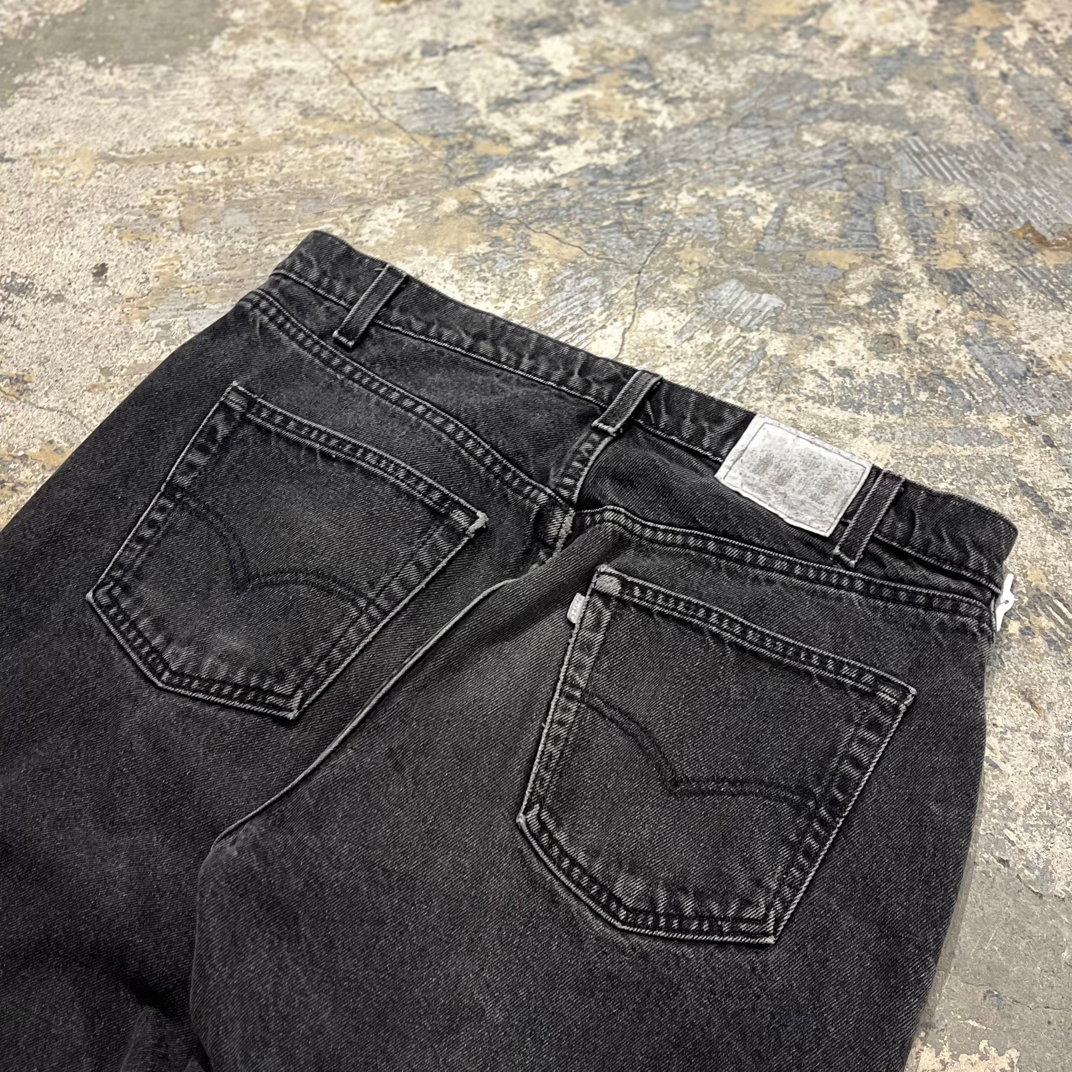 ヒゲ黒】90's~ Levi's Silver Tab Black Denim Pants 
