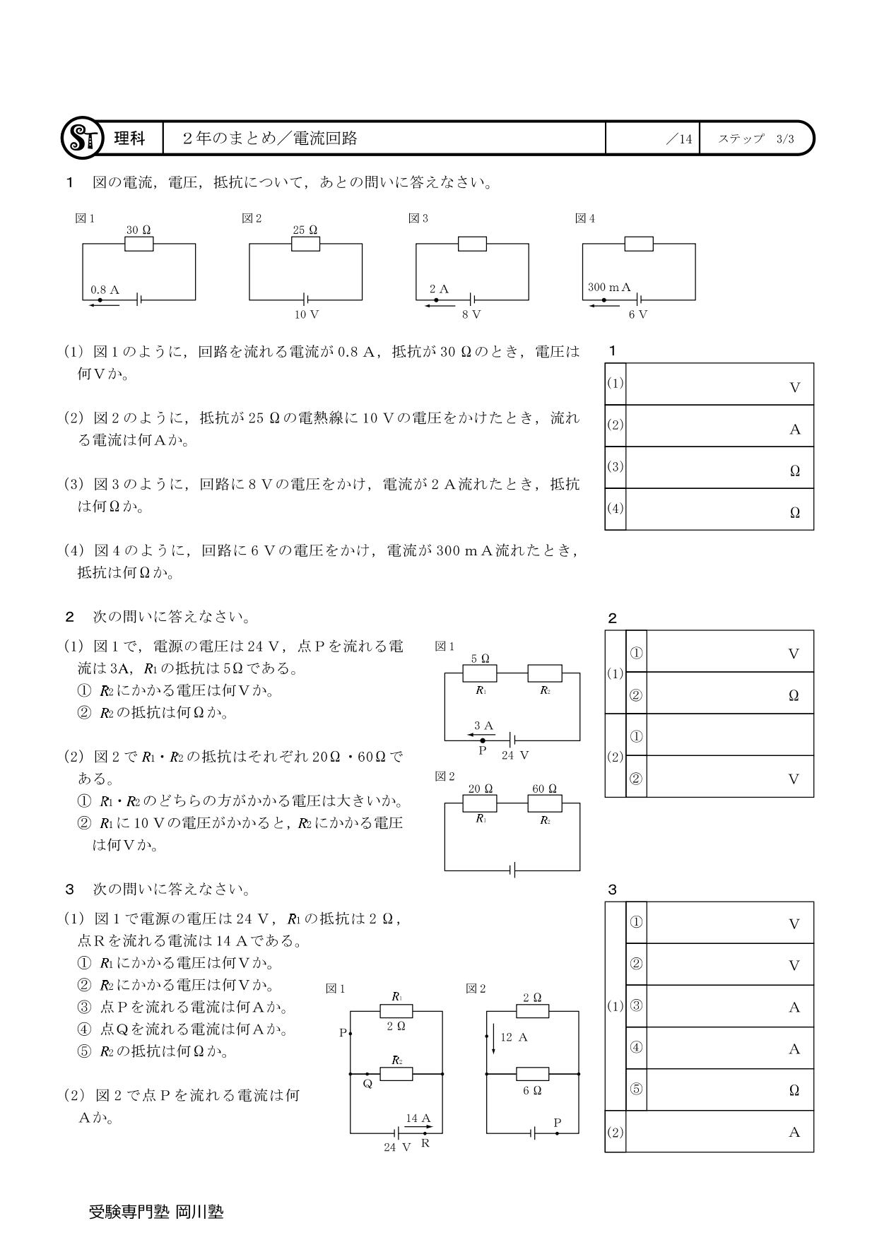 診断テスト・香川県公立高校入試専用】分野別問題集「理科物理