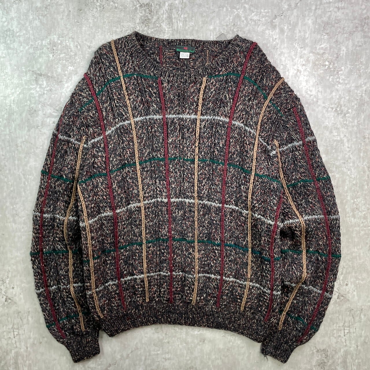 70～80年代 Abercrombie & Fitch アバクロ チェック柄 ローゲージ