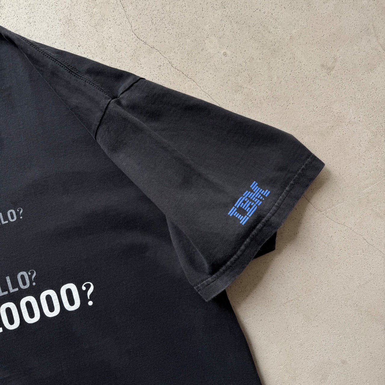 HANES IBM T-SHIRT "HELLO?"