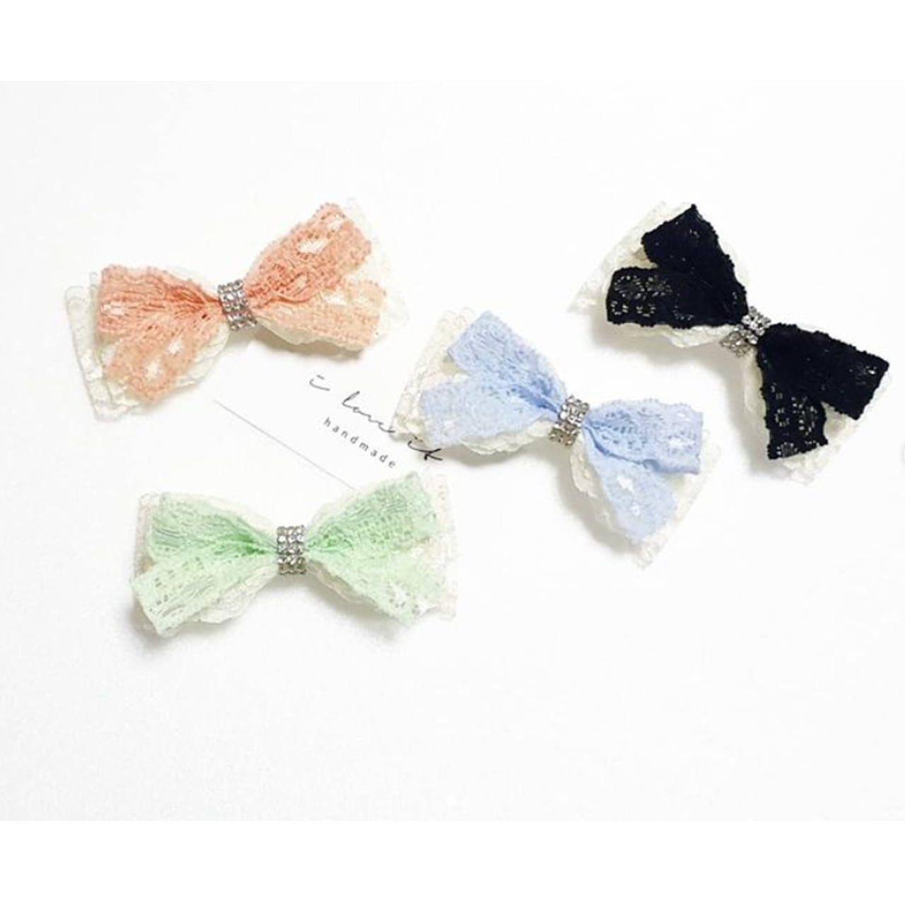 FLUFFY YUMMY SOUVENIRリボンバレッタ サテンパールリボンバレッタ- LAFARY ONLINE