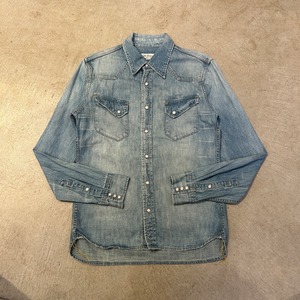 REMI RELIEF DENIM WESTERN SHIRT