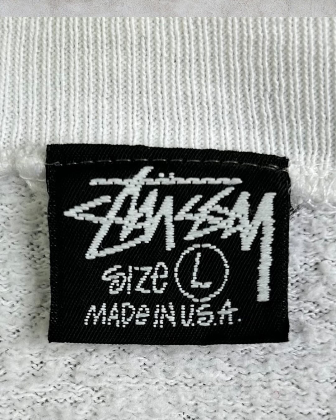 Special!!】80's~90's old stussy Trump Design Sweat 