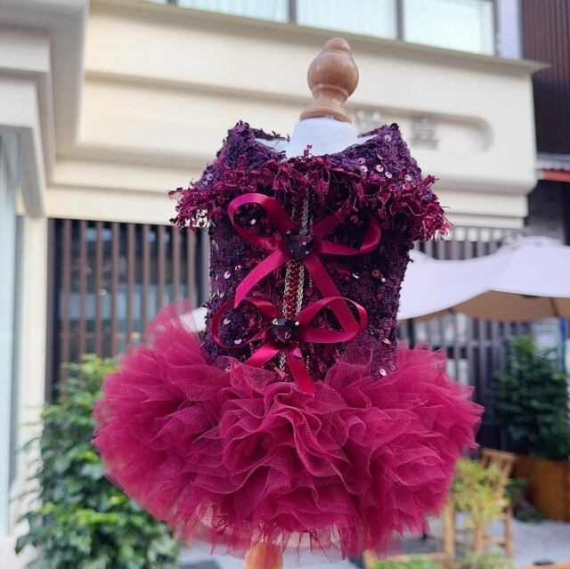 〖予約〗№3102282 ワインレッドドレス