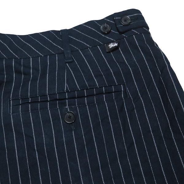 STUSSY ステューシー VOLUME PLEATED STRIPE SHORT ボリューム