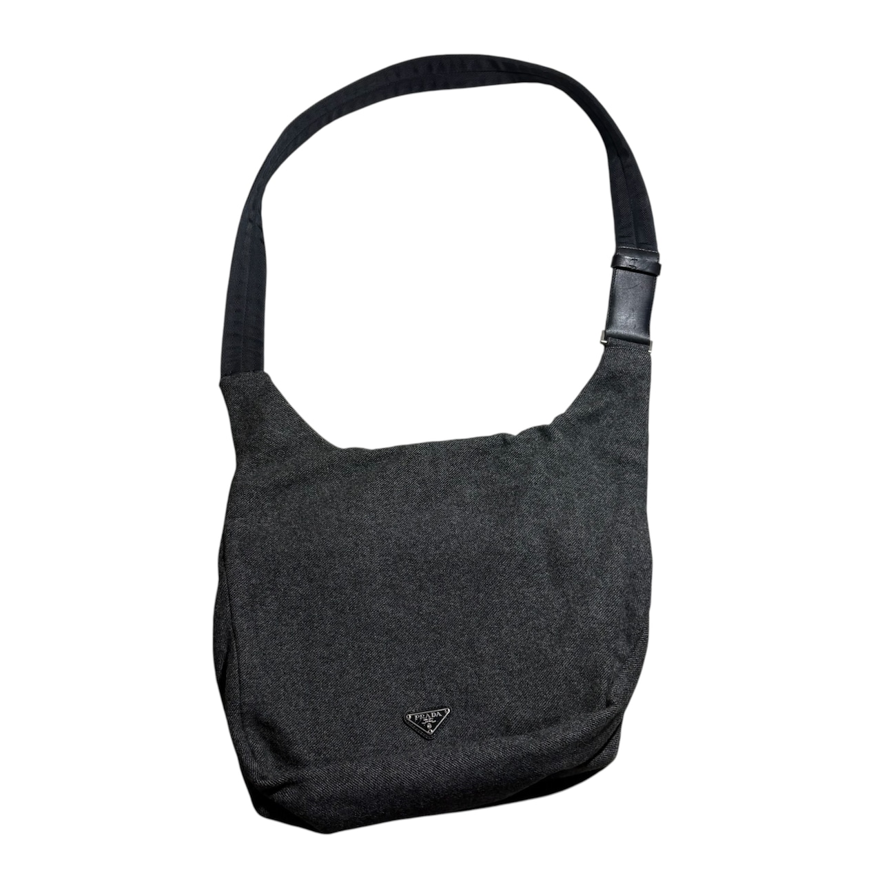 vintage PRADA wool crossbody bag