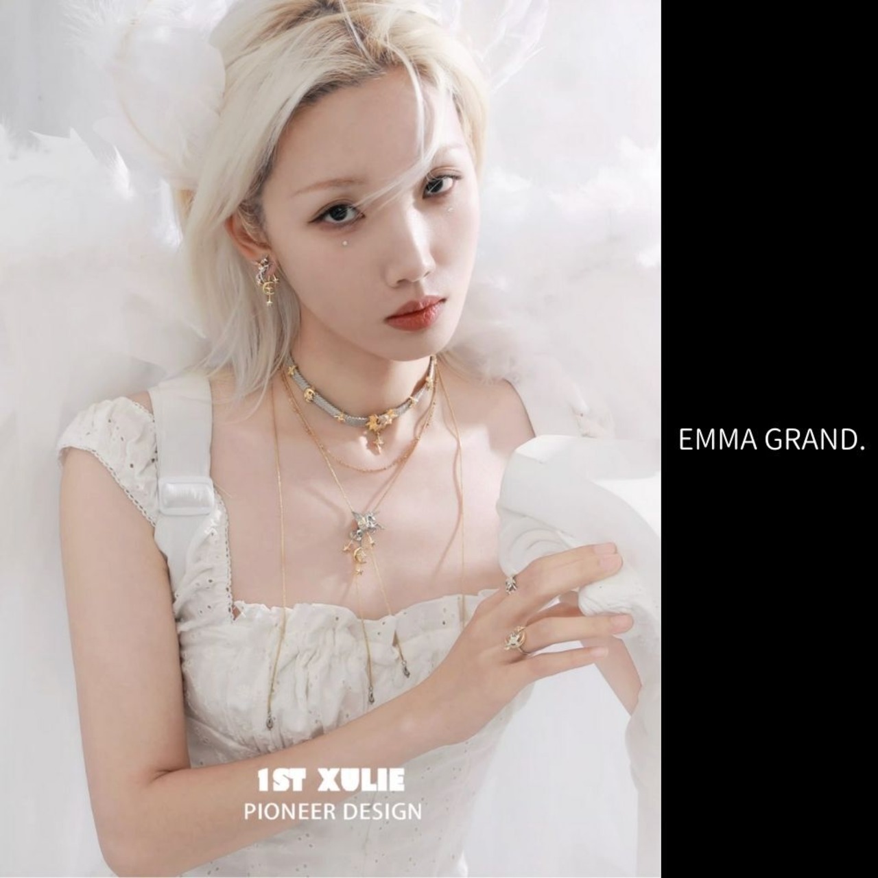 夢空を駆けるペガサスの星環ネックレス E00634