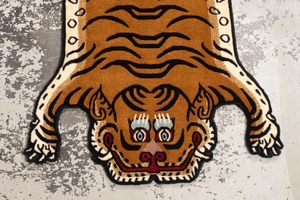 Tibetan Tiger Rug 《Sサイズ•ウール124》チベタンタイガーラグ