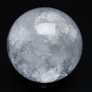 水晶 丸玉 61mm スフィア 置物 水晶玉 一点物 151-8849